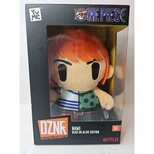 YuMe DZNR One Piece NAMI Dead OR Alive Edition 34 Plush Figure NEW